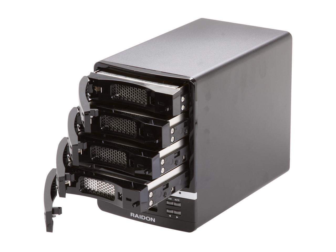 Raidon 4 Bay eSATA, USB 2.0, FireWire External Hard Drive Enclosure