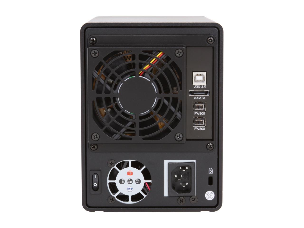 Raidon 4 Bay eSATA, USB 2.0, FireWire External Hard Drive Enclosure