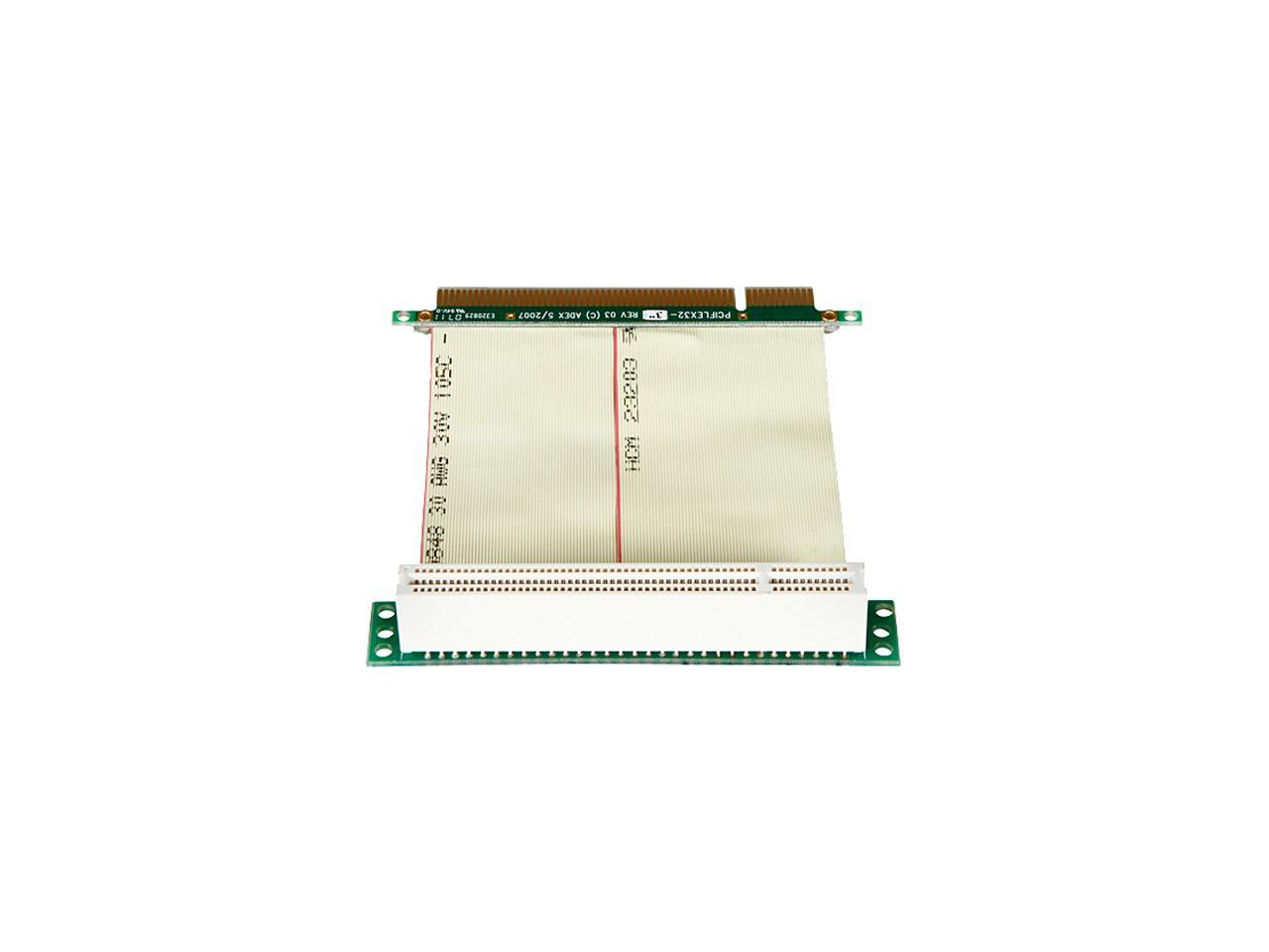 iStarUSA DD-711R-C5-02 PCI to PCI Reversed Riser Card with 5cm Ribbon ...