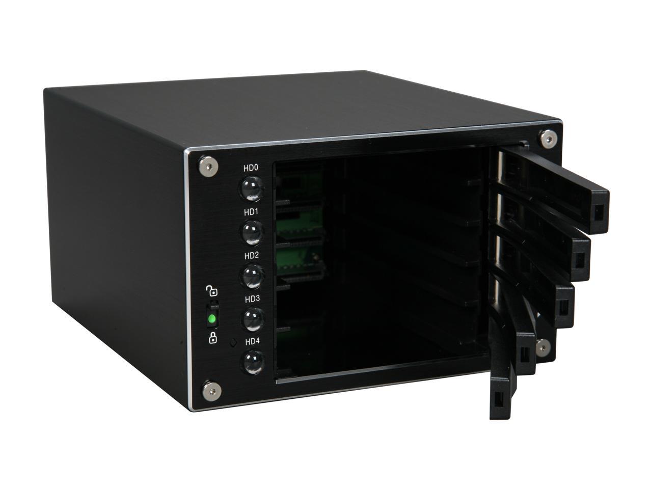 AMS VENUS T5 mini DS-2250J 5-Bay SATA RAID Storage Enclosure - Newegg.ca