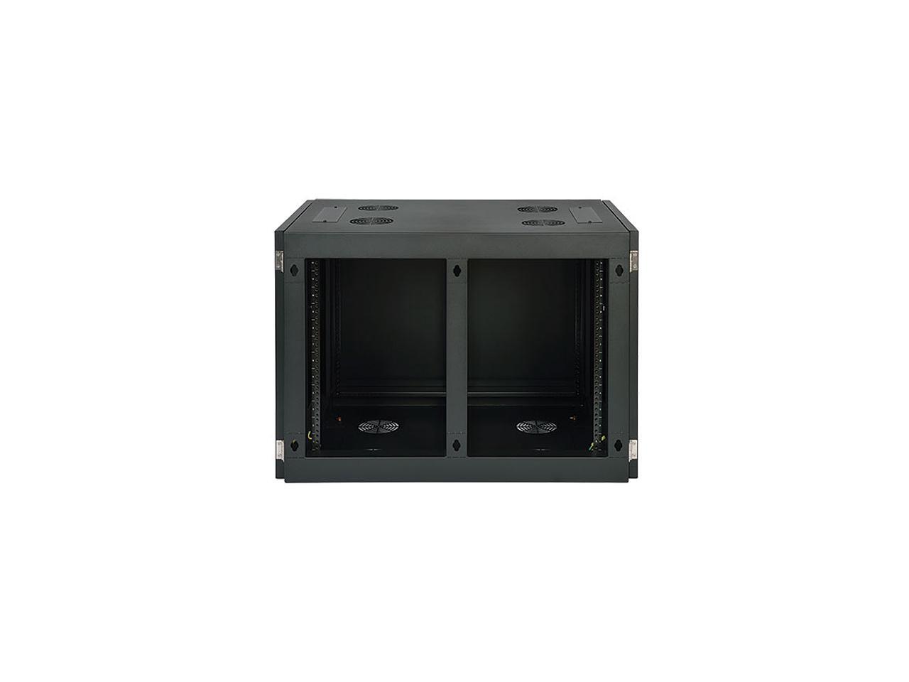 Tripp Lite 12U Wall-Mount Rack Enclosure Cabinet, Heavy-Duty Side-Mount ...