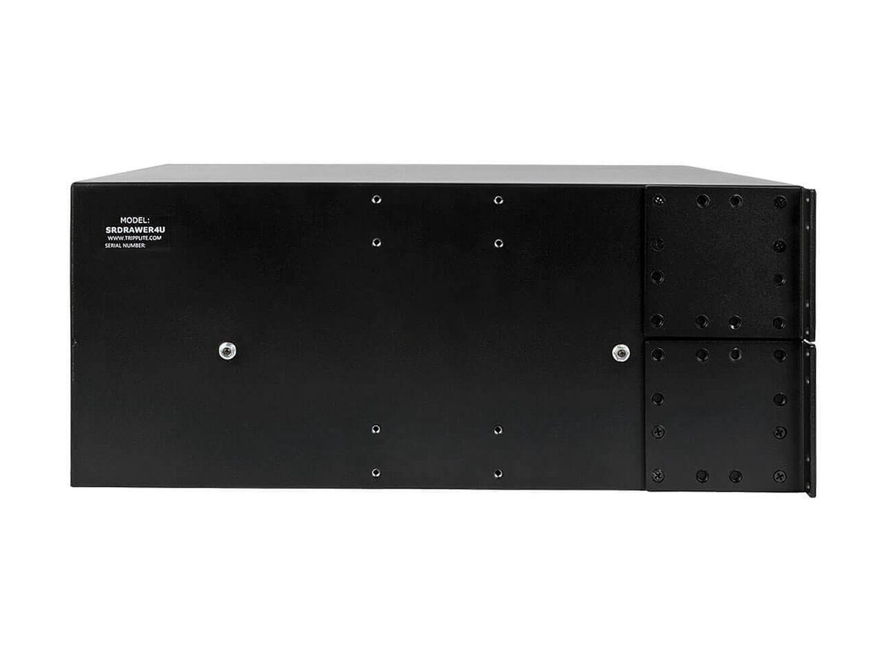 4U drawer mounts in EIAstandard 19 in. 2post rack to store tools