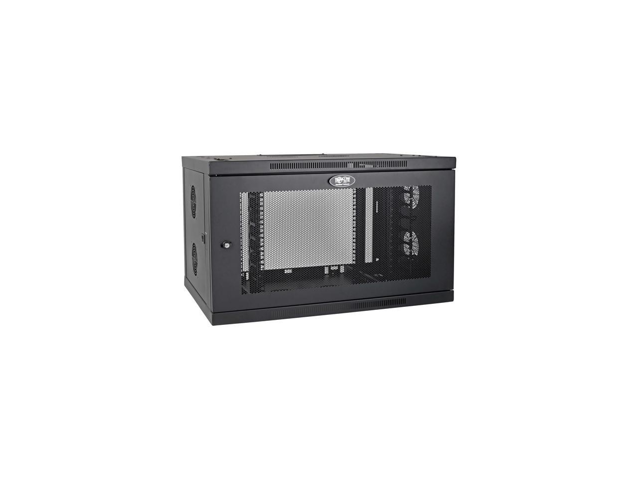 Tripp Lite 9U Wall Mount Server Rack Enclosure, Server Cabinet with ...