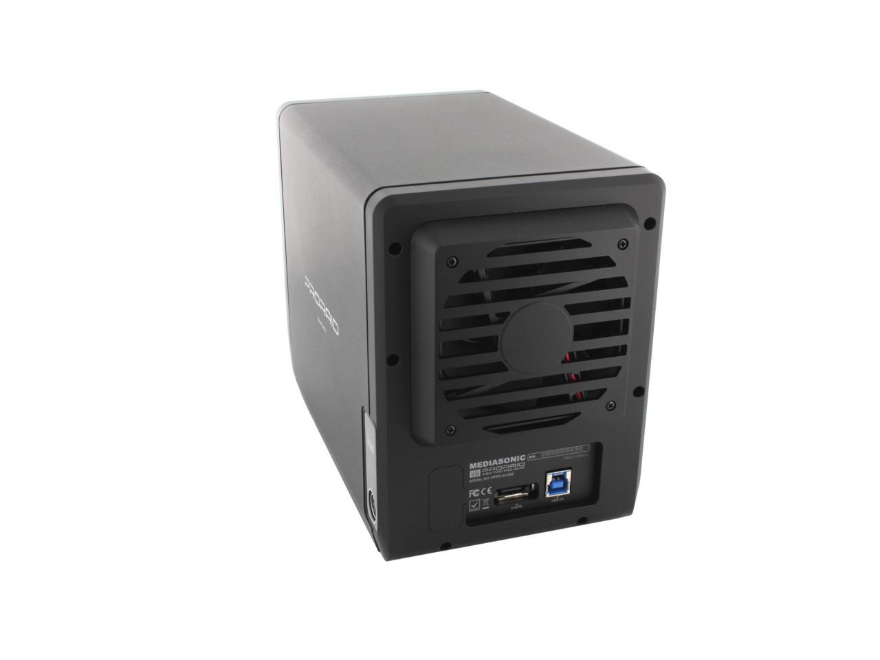 Mediasonic PRORAID 4 Bay 3.5" HDD Storage Box Enclosure with USB 3.0 & eSATA NEW 