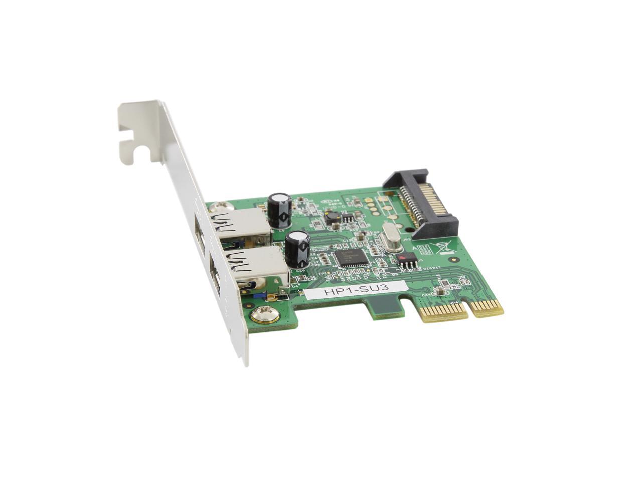 Mediasonic USB 3.0 PCI Express Card HP1-SU3 