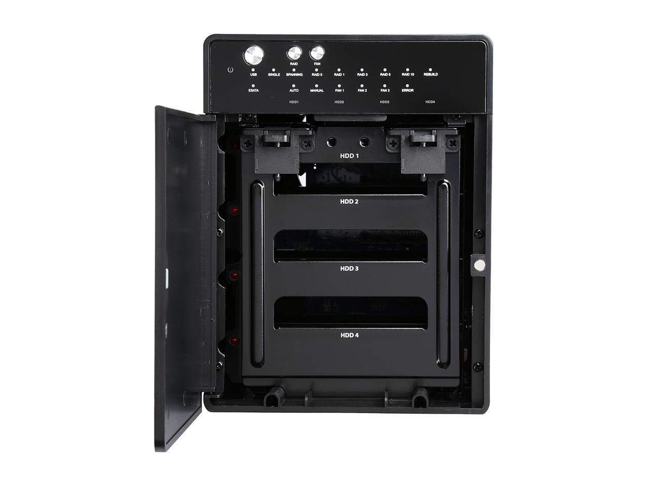 Mediasonic HFR7SU3S2 PRORAID Box 4 Bay Raid 3.5" SATA Hard Drive
