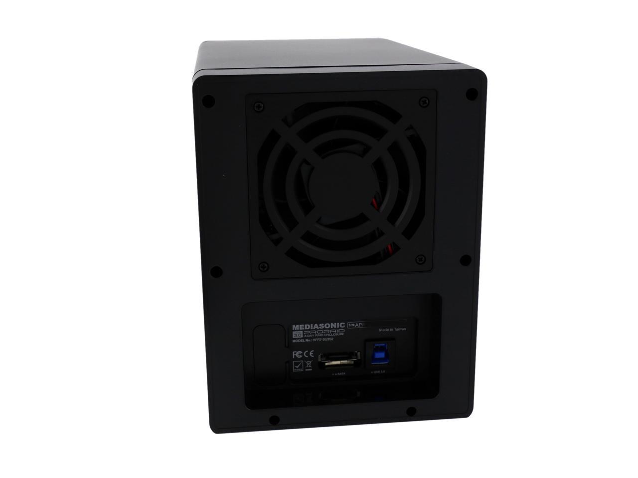 Mediasonic HFR7SU3S2 PRORAID Box 4 Bay Raid 3.5" SATA Hard Drive