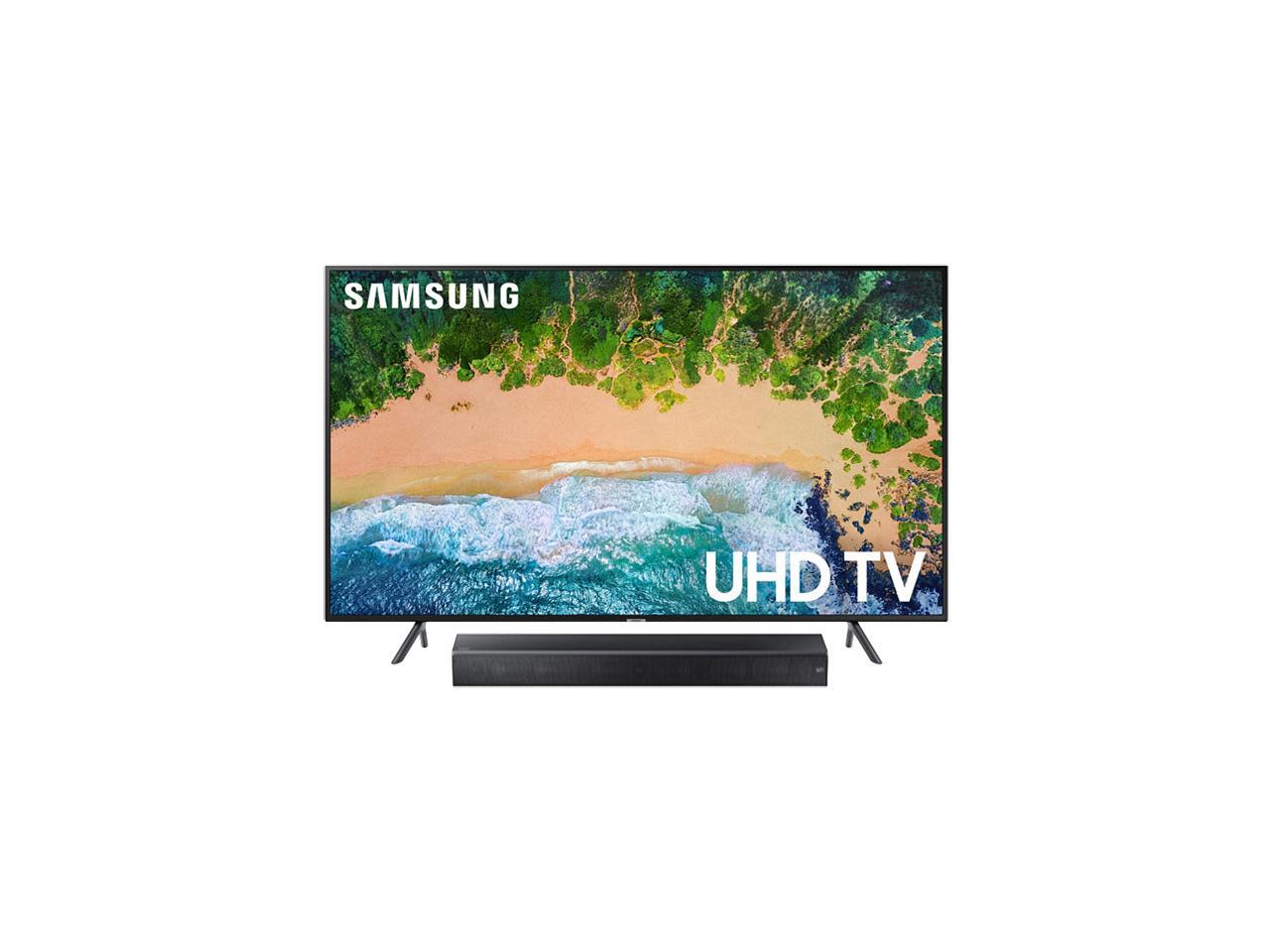 Samsung Combo Item UN65NU7100/HWMS650 65" Smart 4K UHD TV with