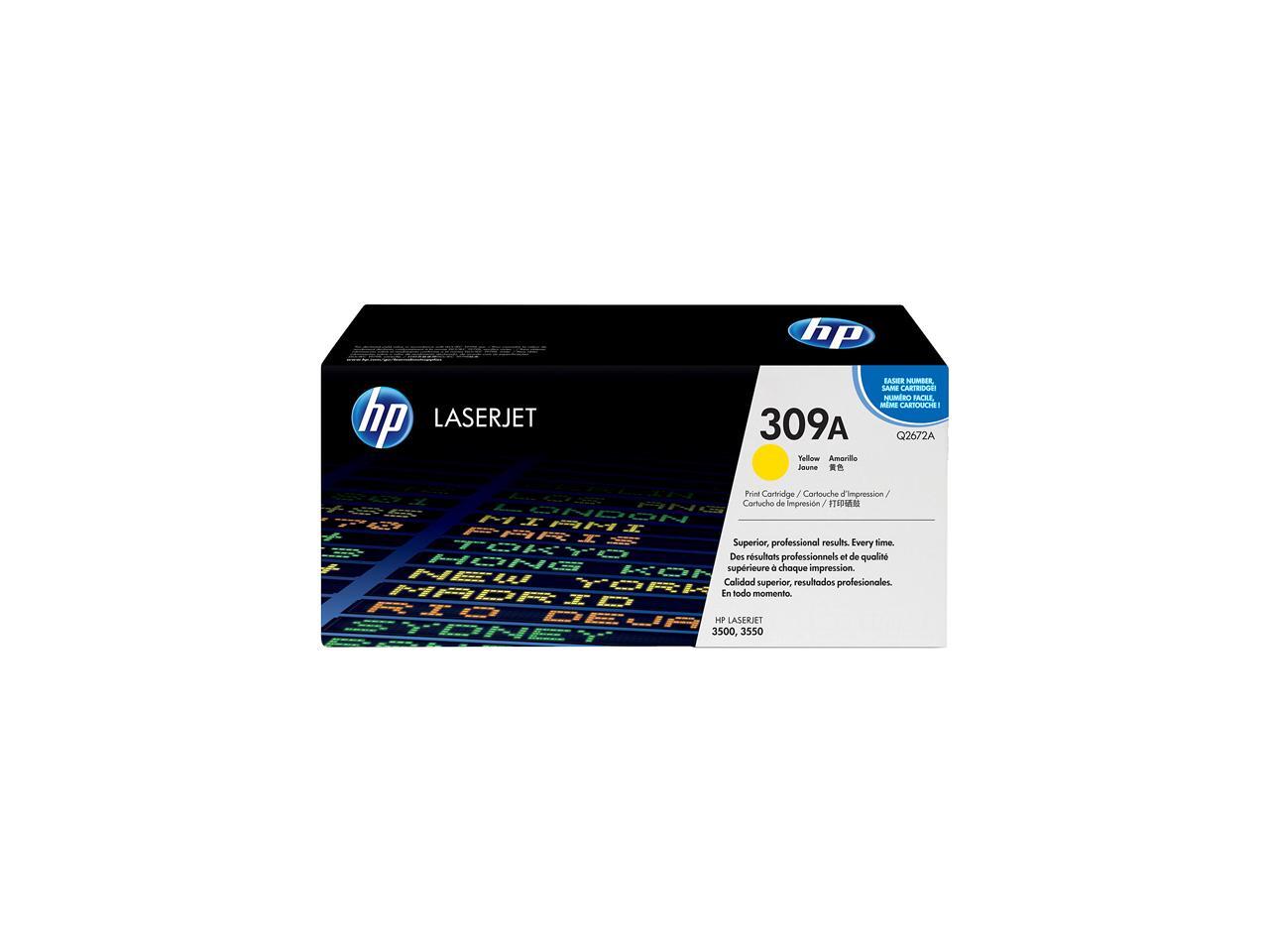 HP 309A Yellow LaserJet Toner Cartridge (Q2672A) - Newegg.ca