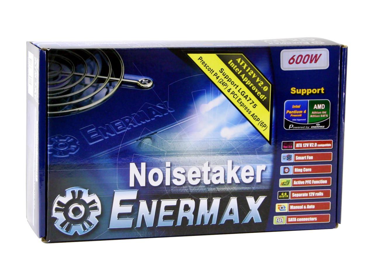 ENERMAX Noisetaker EG701AX-VE SFMA 2.0 600 W Power Supply - Newegg.com ENERMAX Noisetaker EG701AX-VE SFMA 2.0 600 W Power Supply - Newegg.com