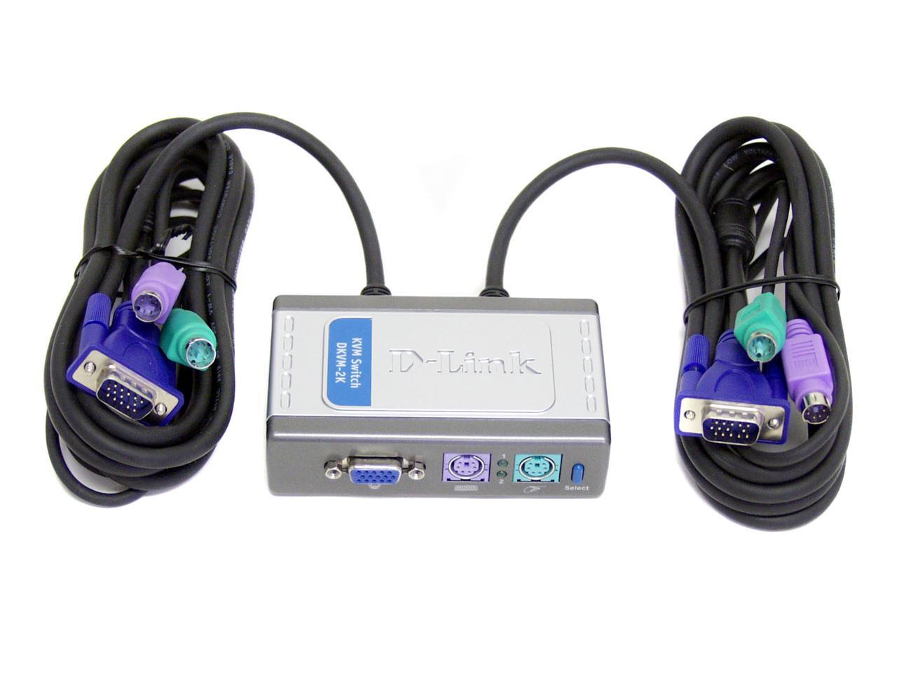 DLink DKVM2K 2Port KVM Switch