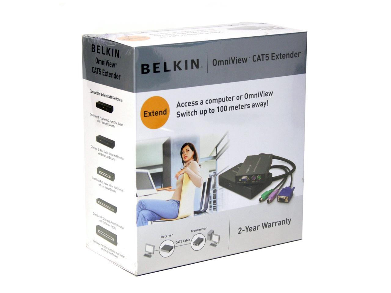 BELKIN OmniView F1D084 CAT5 KVM Extender