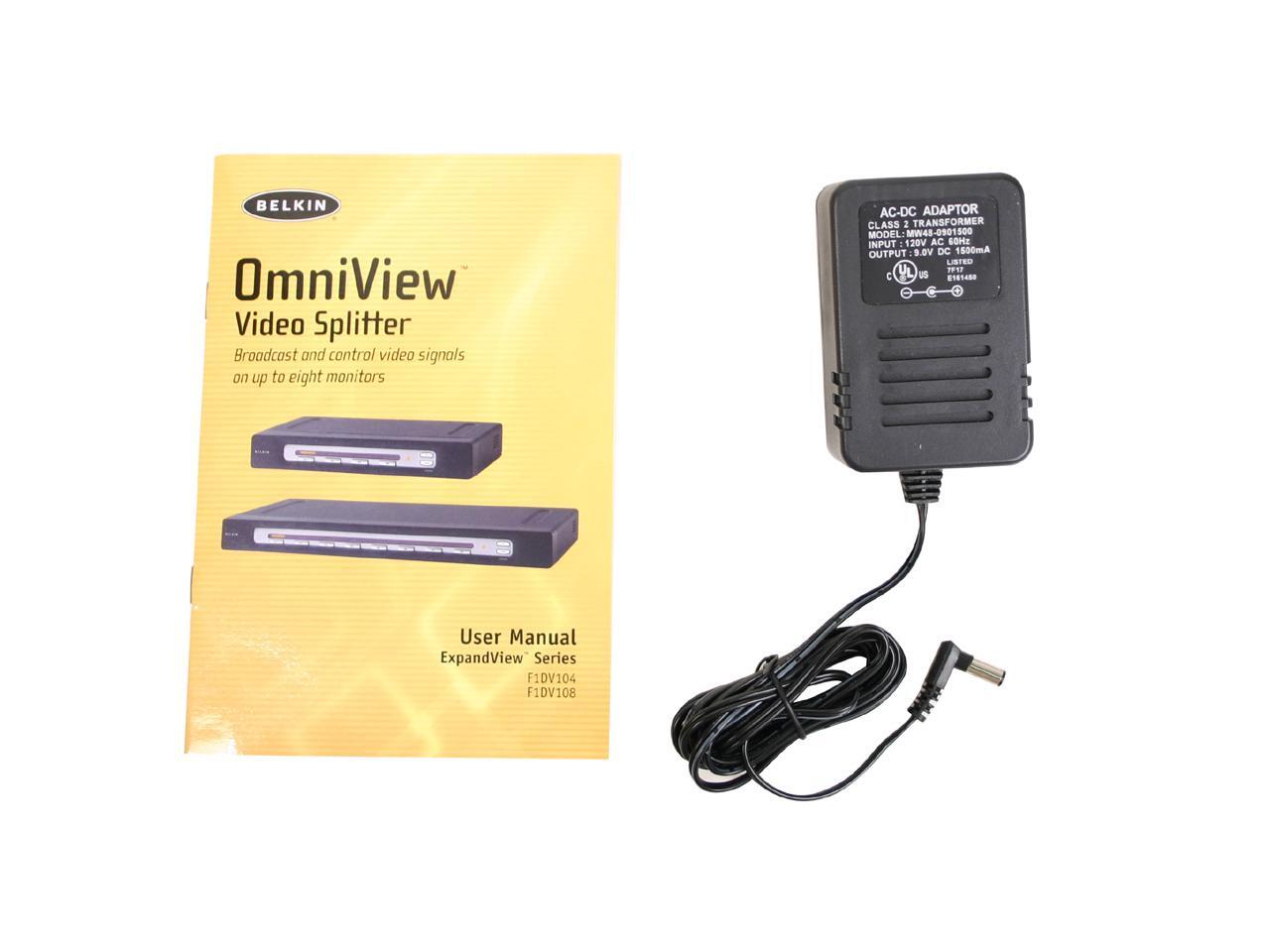 BELKIN OmniView ExpandView F1DV104 4Port Video Splitter