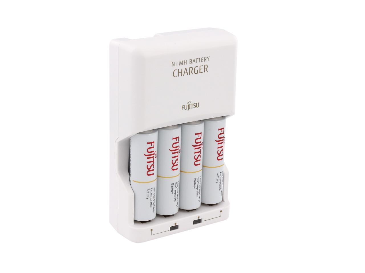 Fujitsu AA/AAA NiMH Battery Charger Kit with 4Pack AA 2000 mAh