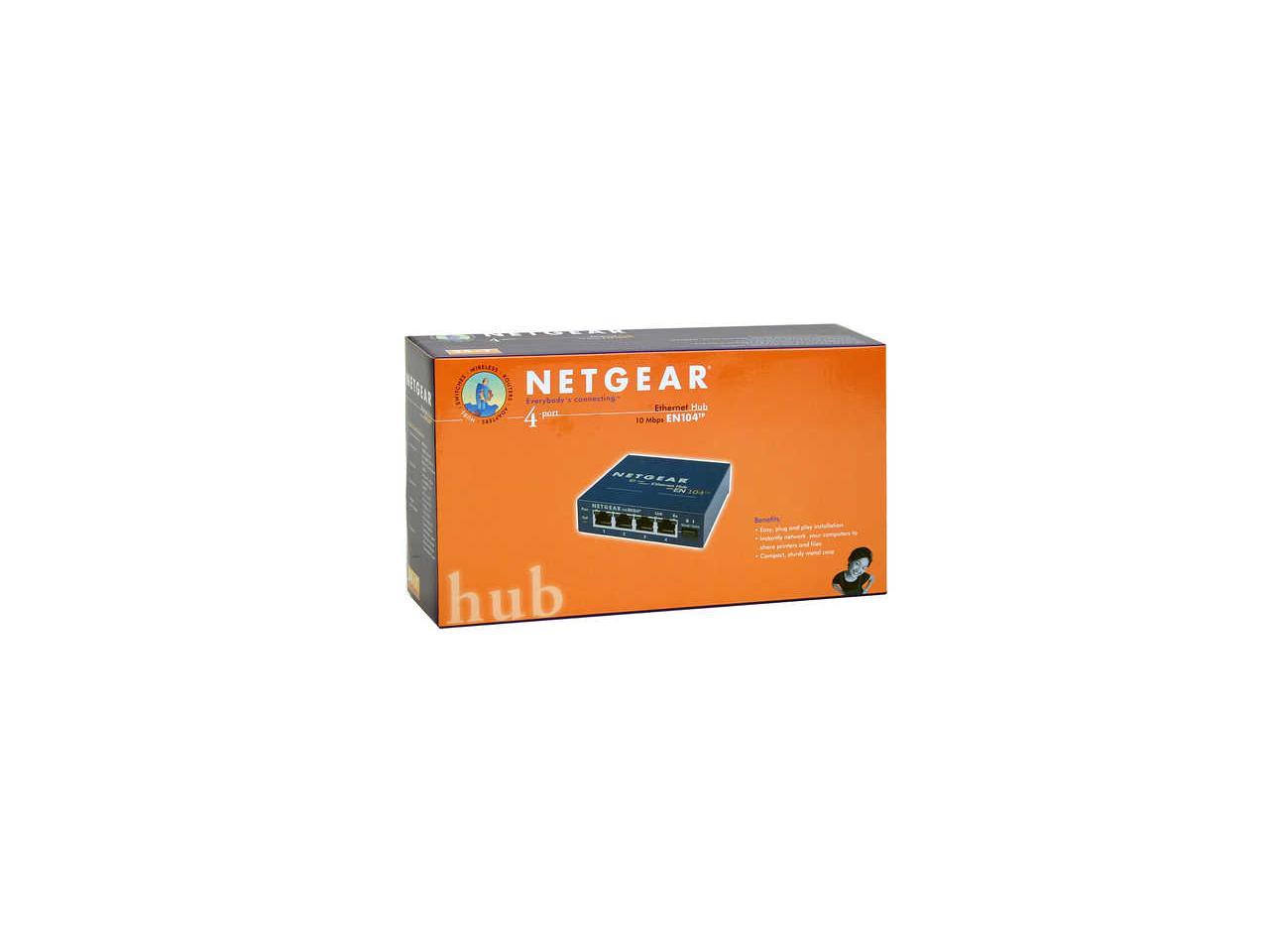 NETGEAR EN104TP 4Port 10Mbps Hub