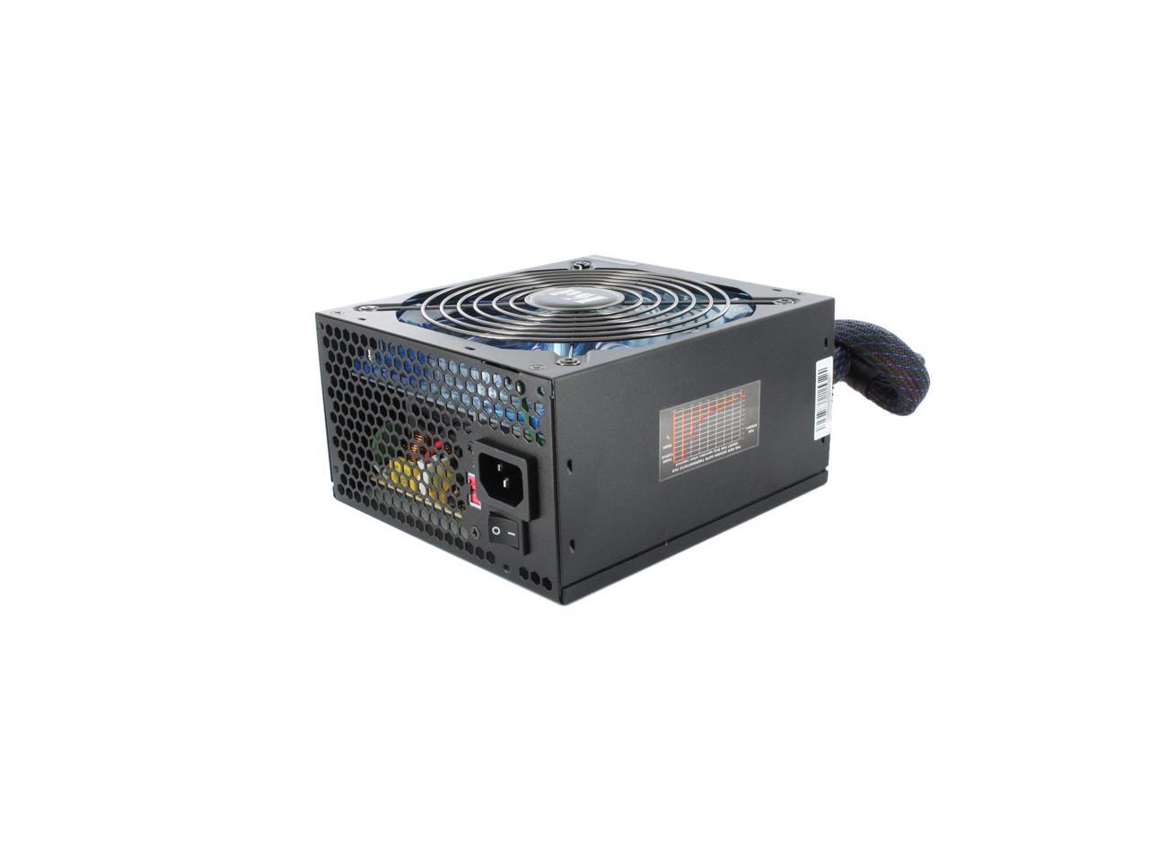 KINGWIN Lazer LZ660 660W Modular ATX / BTX Power Supply Blue LED W/ Universal Modular Connector