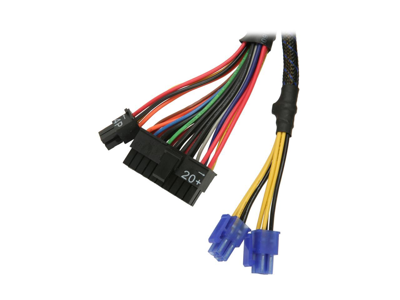 KINGWIN Lazer LZ660 660W Modular ATX / BTX Power Supply Blue LED W/ Universal Modular Connector