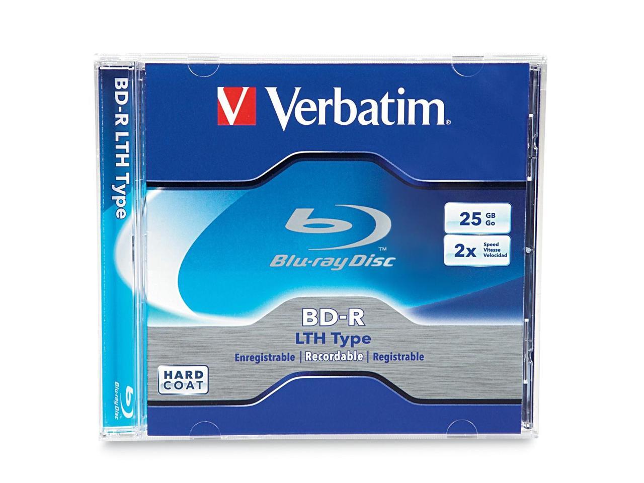 Verbatim 25GB 2X BDR LTH Single Jewel Case Disc (use w/LTH Compat