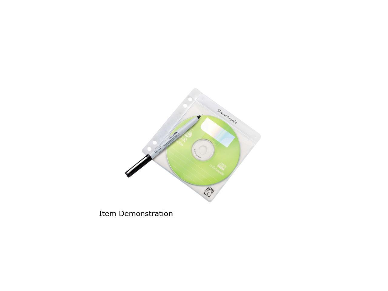 Case Logic PSR100 ProSleeve II 50 Double Sided CD Sleeves