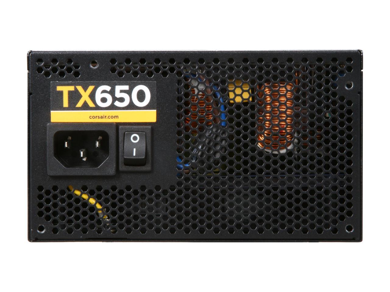 CORSAIR Enthusiast Series TX650 V2 650W ATX12V v2.31/ EPS12V v2.92 80