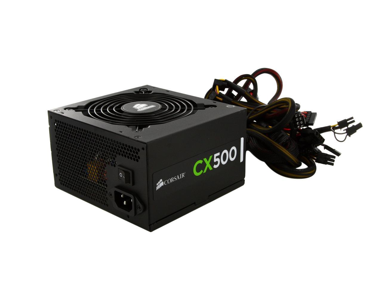 CORSAIR CX CX500 500W 80 PLUS BRONZE Active PFC EPS12V Power Supply -