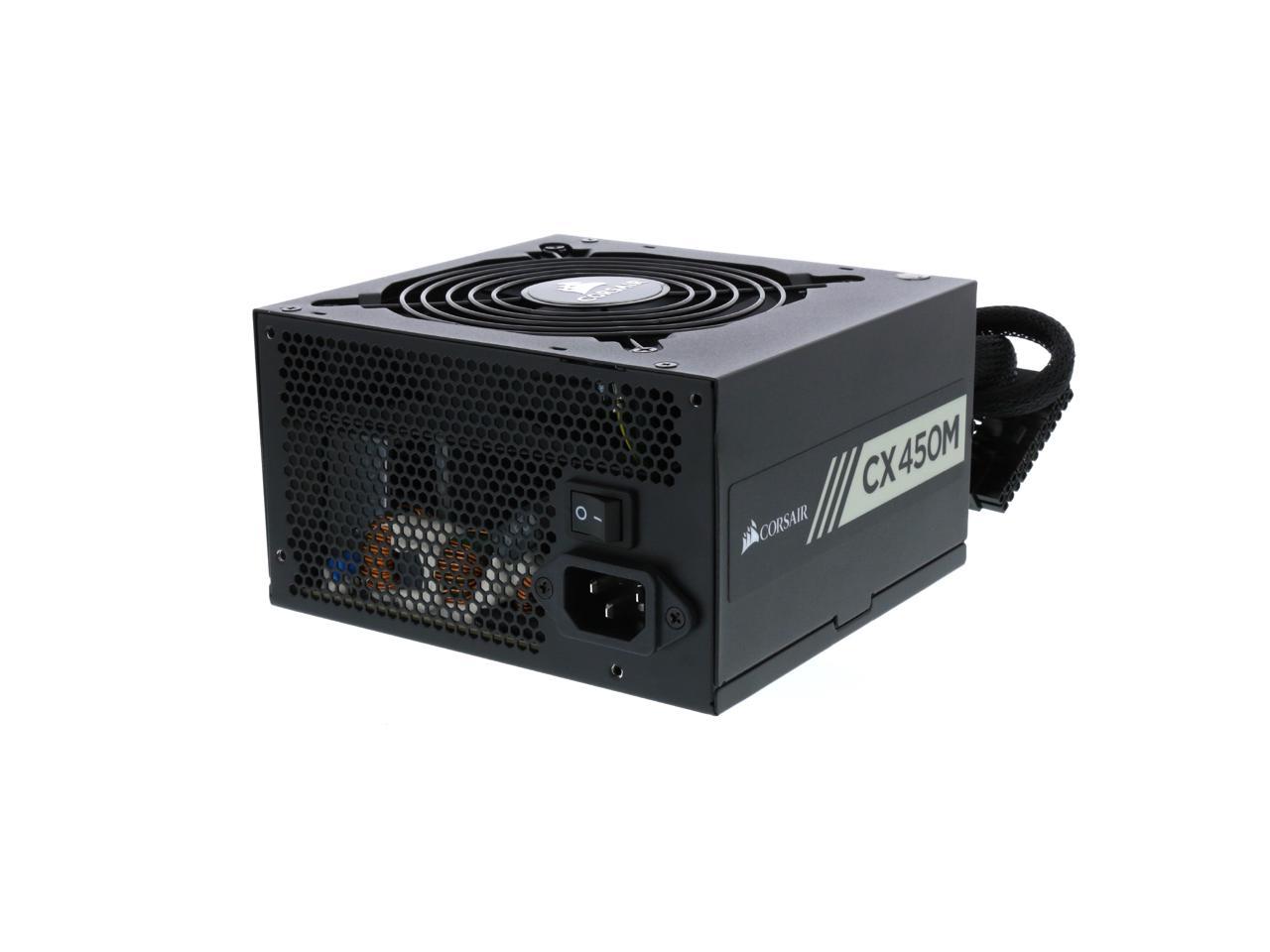 Refurbished Corsair Certified Cp Na Cx450m 450w Atx12v Eps12v 80 Plus Bronze Certified Modular Power Supply Newegg Com