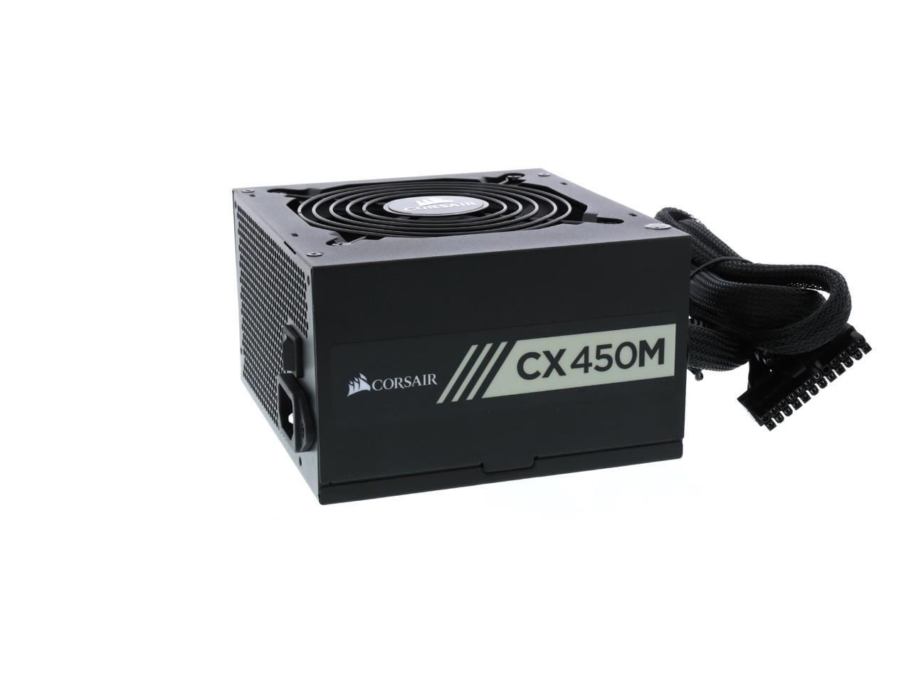 Refurbished Corsair Certified Cp Na Cx450m 450w Atx12v Eps12v 80 Plus Bronze Certified Modular Power Supply Newegg Com