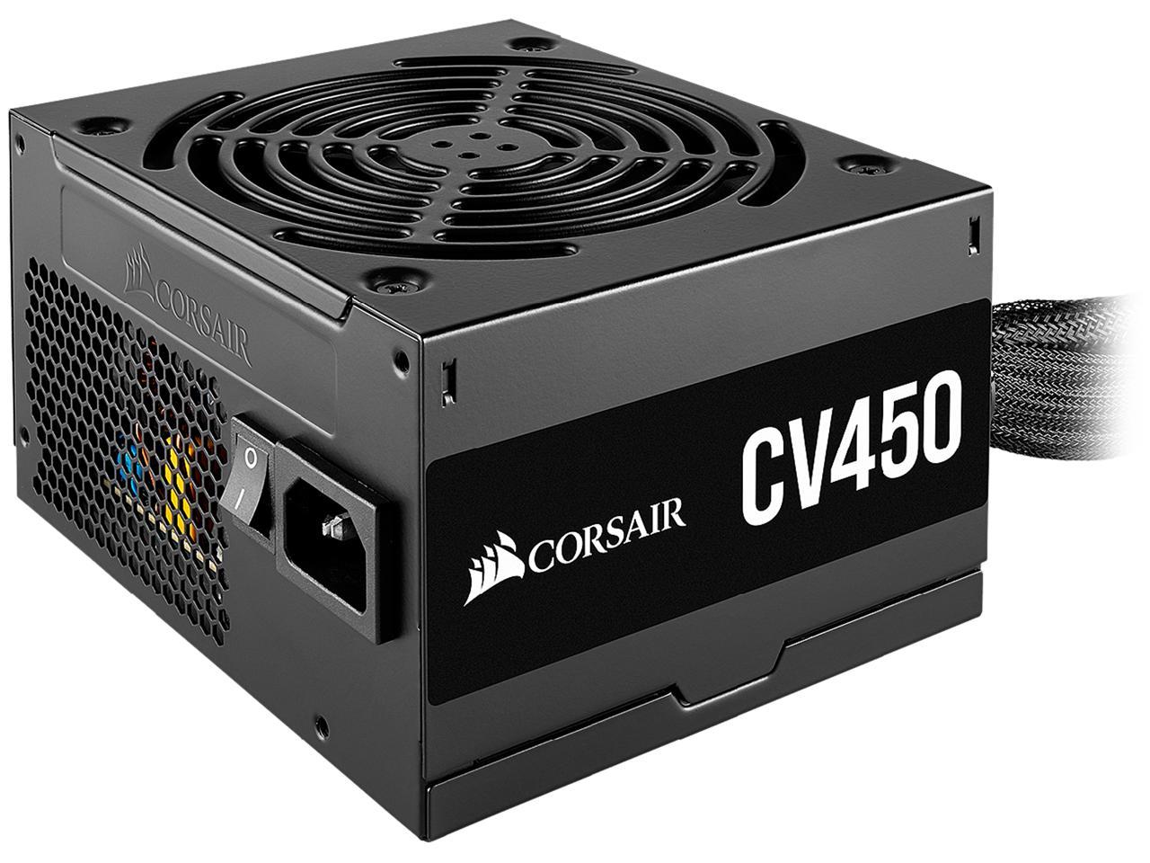 Corsair Cv Series Cv450 Cp 909 Na 450w Power Supply Newegg Com