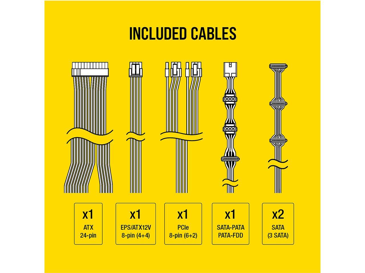 Corsair Cv Series Cv650 Cp Na 650w Power Supply Newegg Com