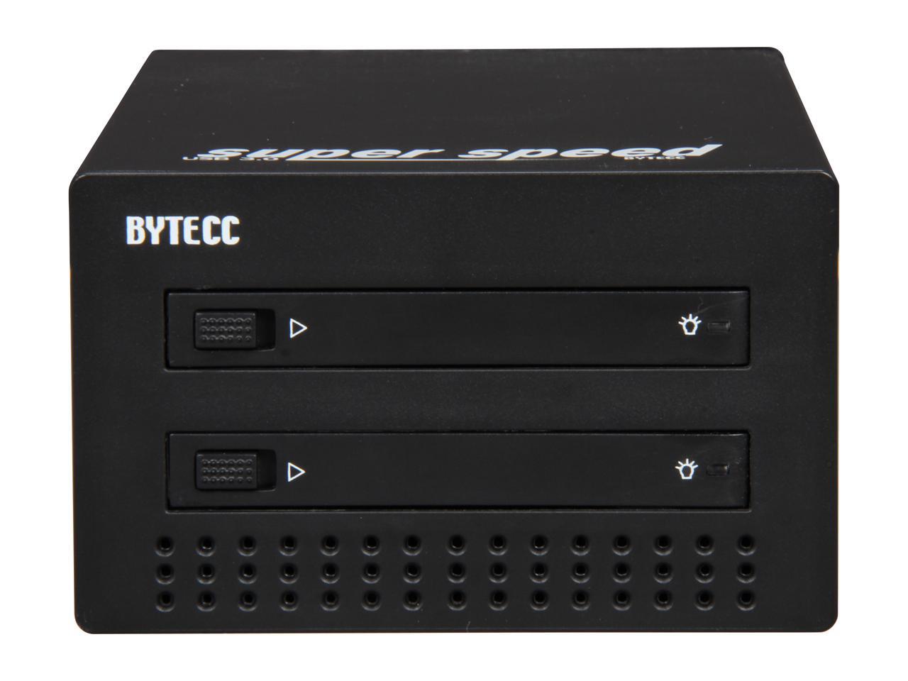 BYTECC BTM260U3 SuperSpeed USB 3.0 to SATA 2.5" Double Drive Enclosure