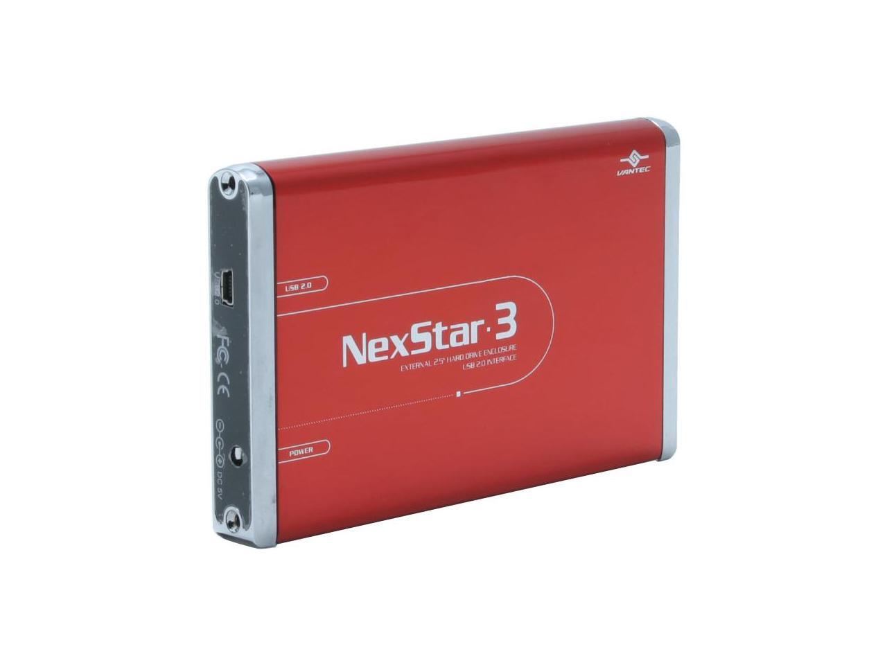 Vantec NexStar 3 2.5" IDE to USB 2.0 External Hard Drive Enclosure
