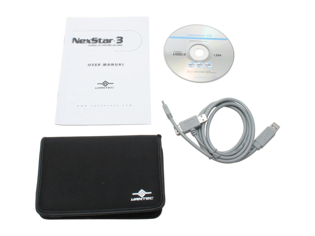 Vantec NexStar 3 2.5" IDE to USB 2.0 External Hard Drive Enclosure