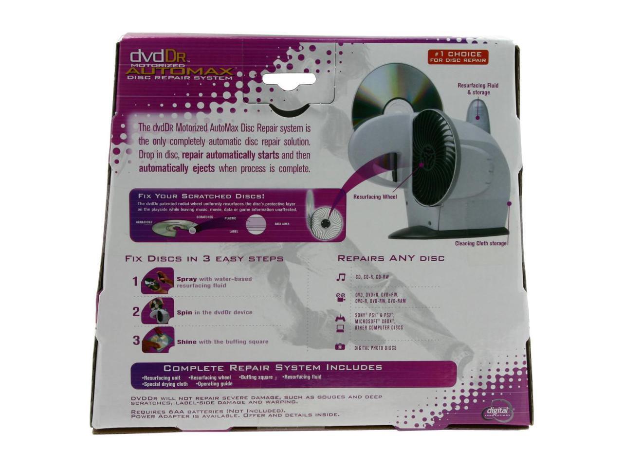 Digital Innovations DVD Dr AutoMax Motorized Disc Repair