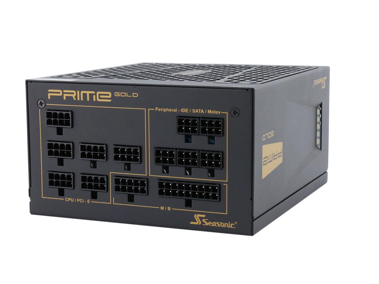 Seasonic PRIME GX-1000, 1000W 80+ Gold, Full Modular, Fan Control