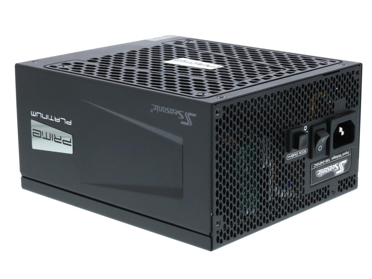 Seasonic PRIME 1300W 80+ Platinum Power Supply, Full Modular, 135mm FDB