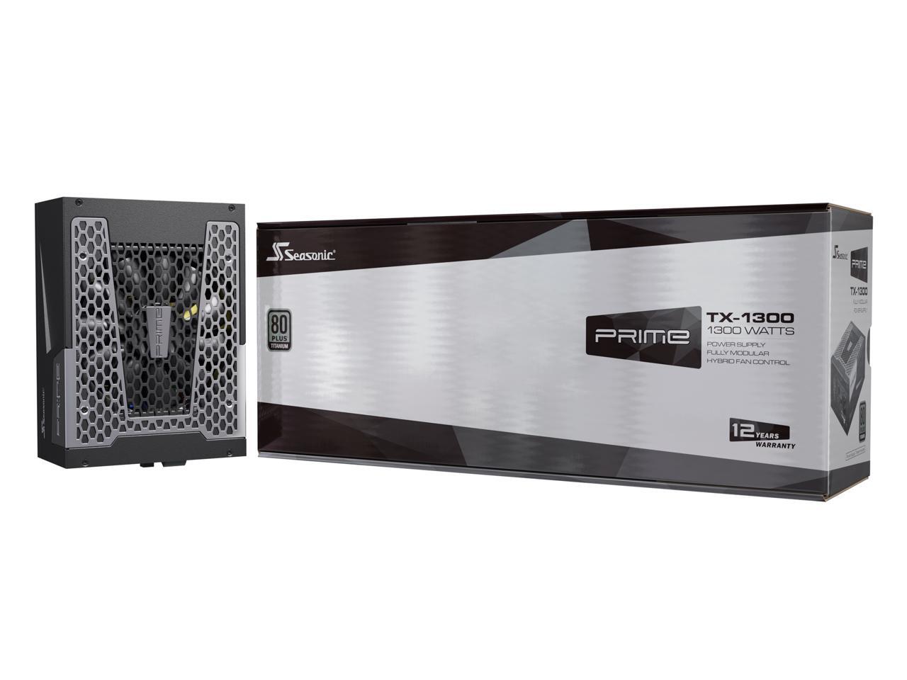Seasonic PRIME TX-1300, 1300W 80+ Titanium, ATX Form Factor, Full ...