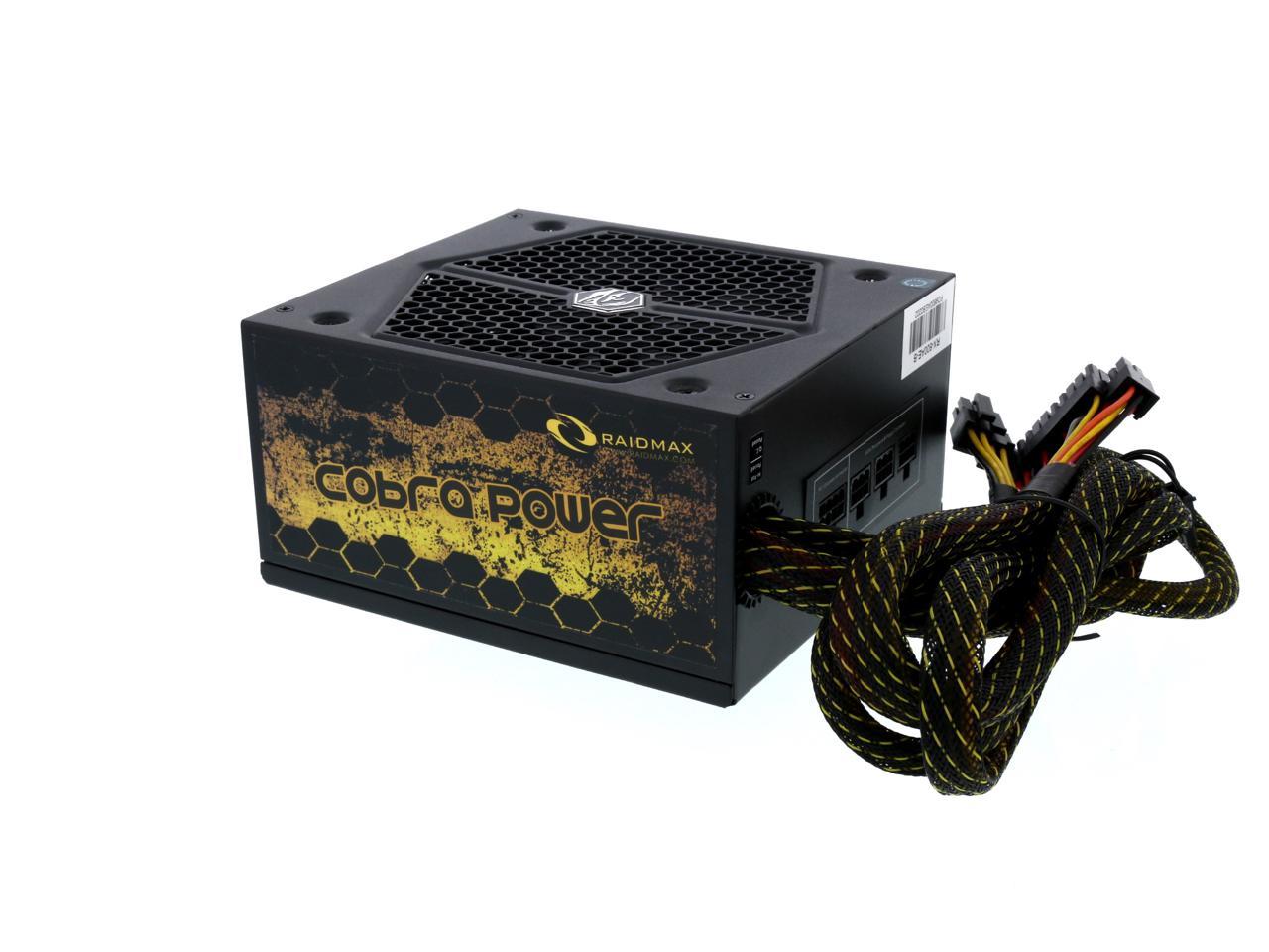 Raidmax Cobra Series Rx 600ae B 600w Power Supply Newegg Com