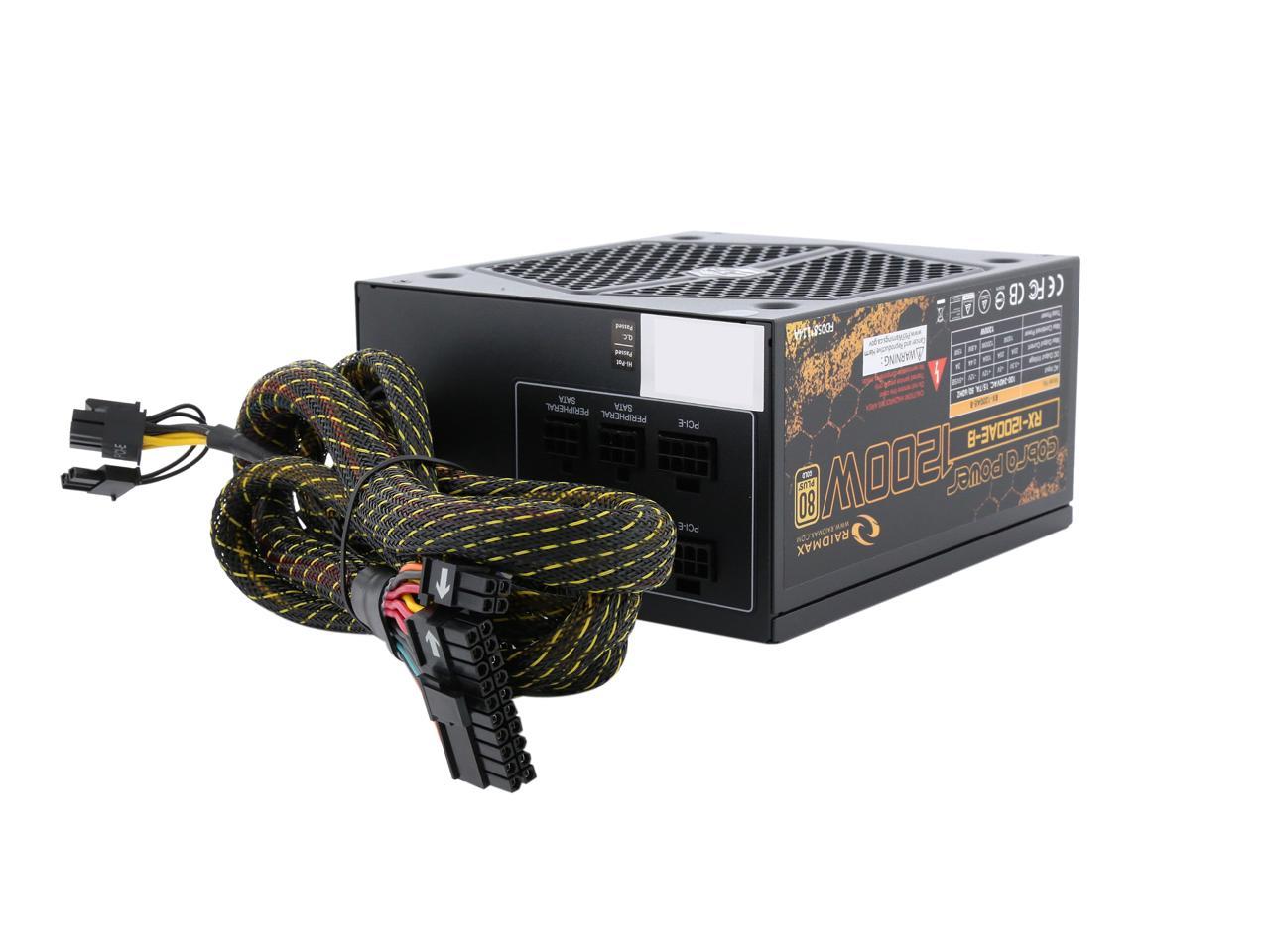 RAIDMAX Cobra Series RX-1200AE-B 1200 W Power Supply - Newegg.com