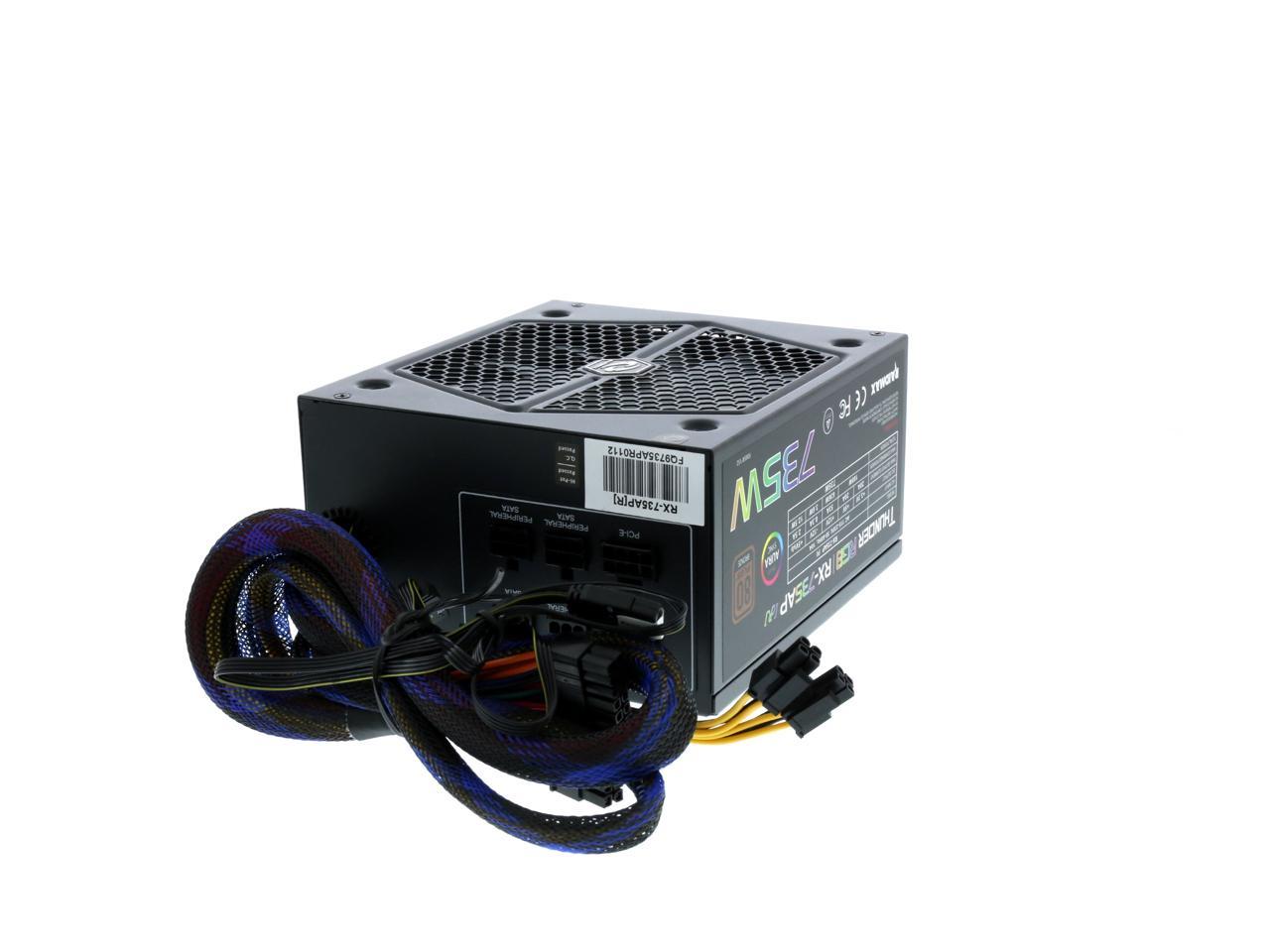 Raidmax Thunder Rgb Rx 735ap R 735w Power Supply Newegg Com