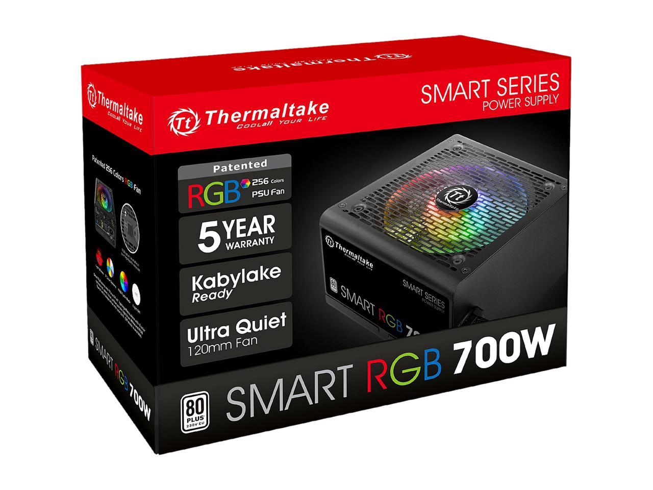 Блок питания 700w thermaltake smart rgb ps spr 0700nhsawe 1 обзор