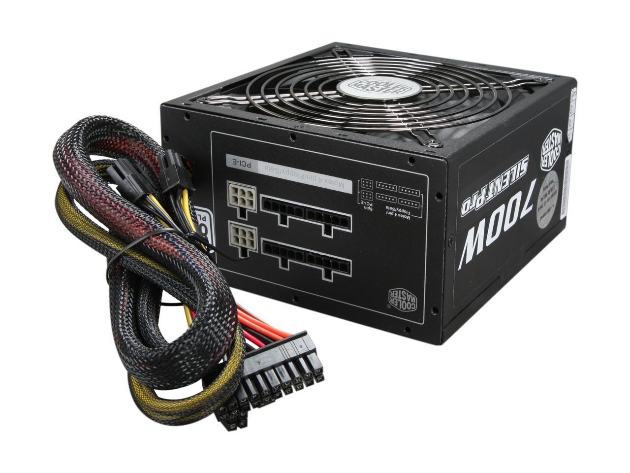 COOLER MASTER Silent Pro M700 RS700AMBAD3 700W ATX12V V2.3 SLI Certified CrossFire Ready 80