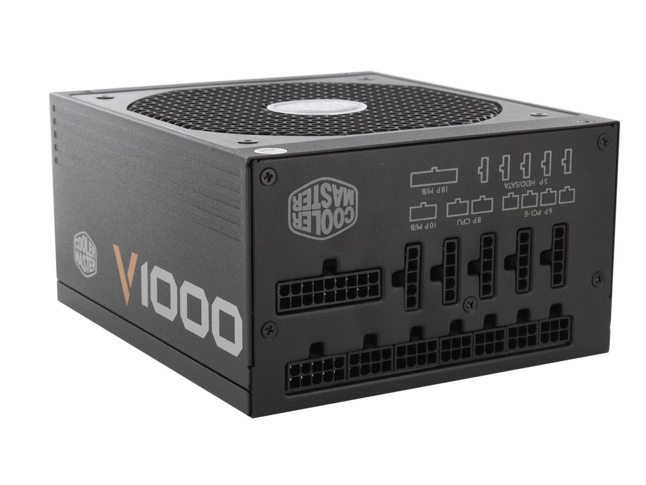 Cooler Master V1000 - Fully Modular 1000W 80 PLUS Gold PSU with ...