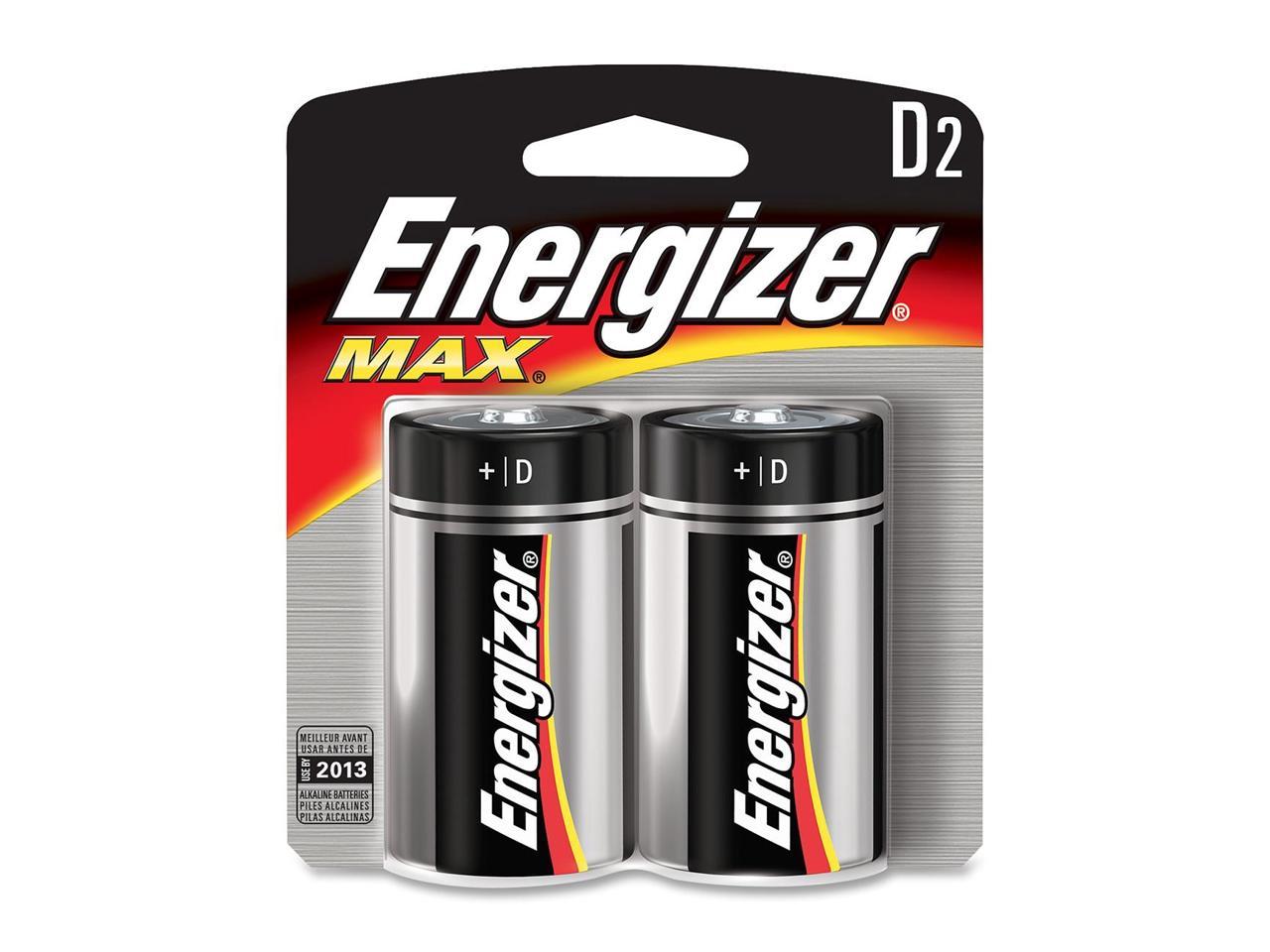 Energizer E95BP2 D 2pack Batteries