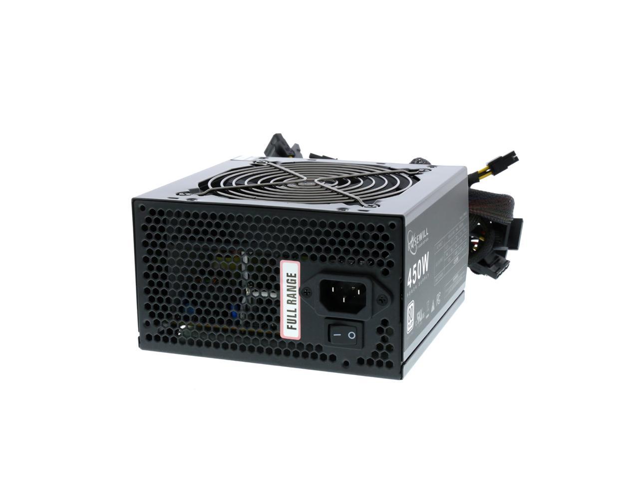 Rosewill Stallion Series Rd450 2 Sb 450w Atx V2 2 Power Supply Newegg Com