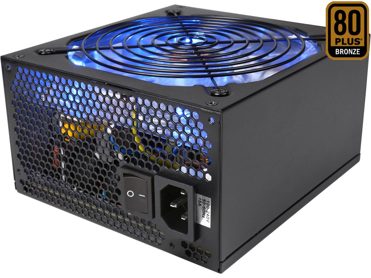 New 1200-Watt 4x PCIe SLI Gaming PC 8x SATA Black Power Supply ATX/EPS 12V PSU 