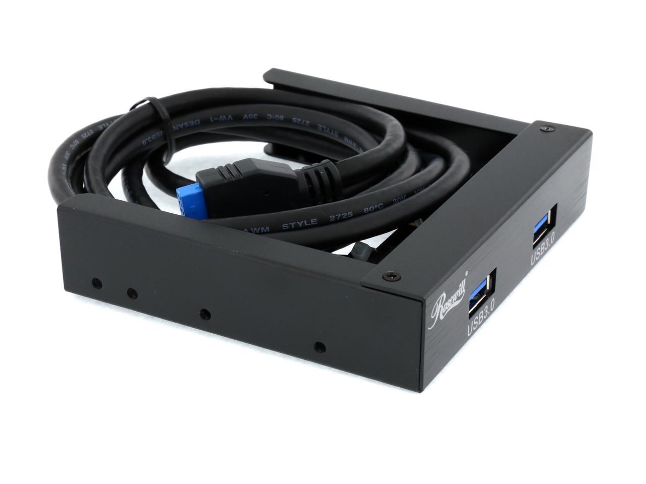 Rosewill Usb 30 Front Panel Hub 2 Ports With 20 Pin Connector 35