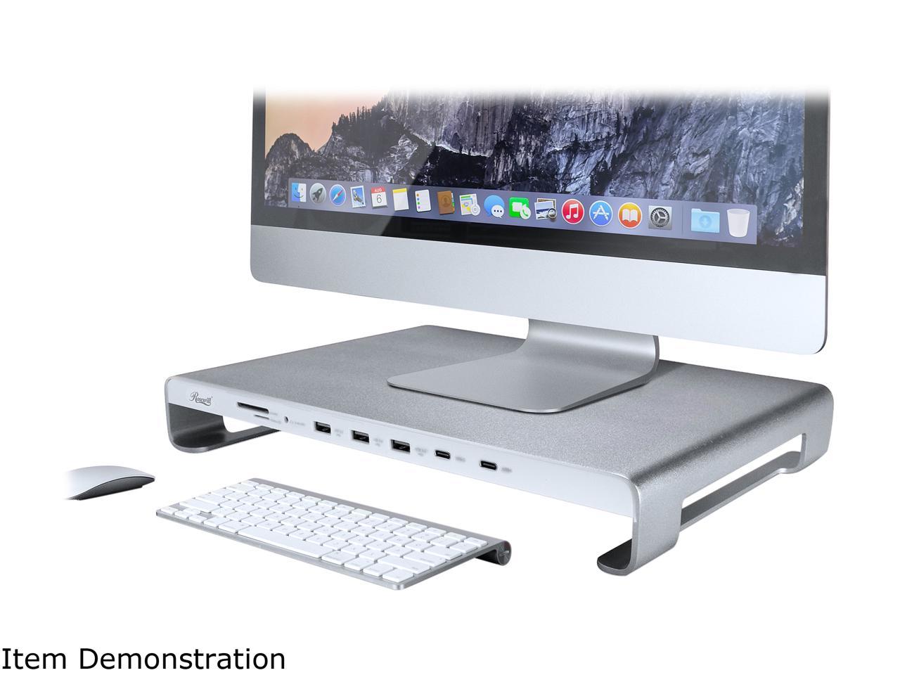 Rosewill 11-Port Monitor or Laptop Docking Station Stand with Fast ...