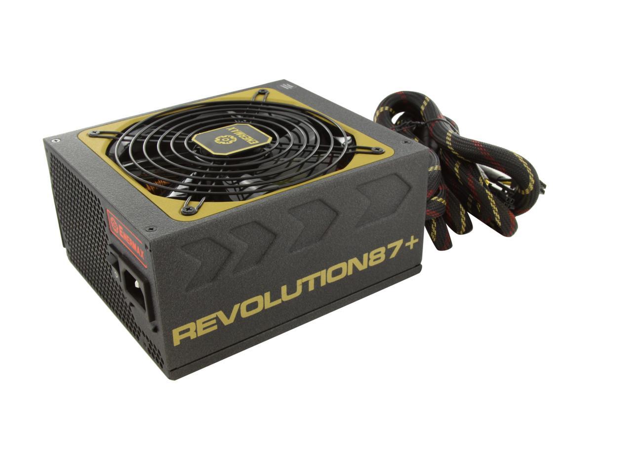 Enermax Revolution87+ 80 Plus Gold 1000W, Semi Modular, Multi Rail
