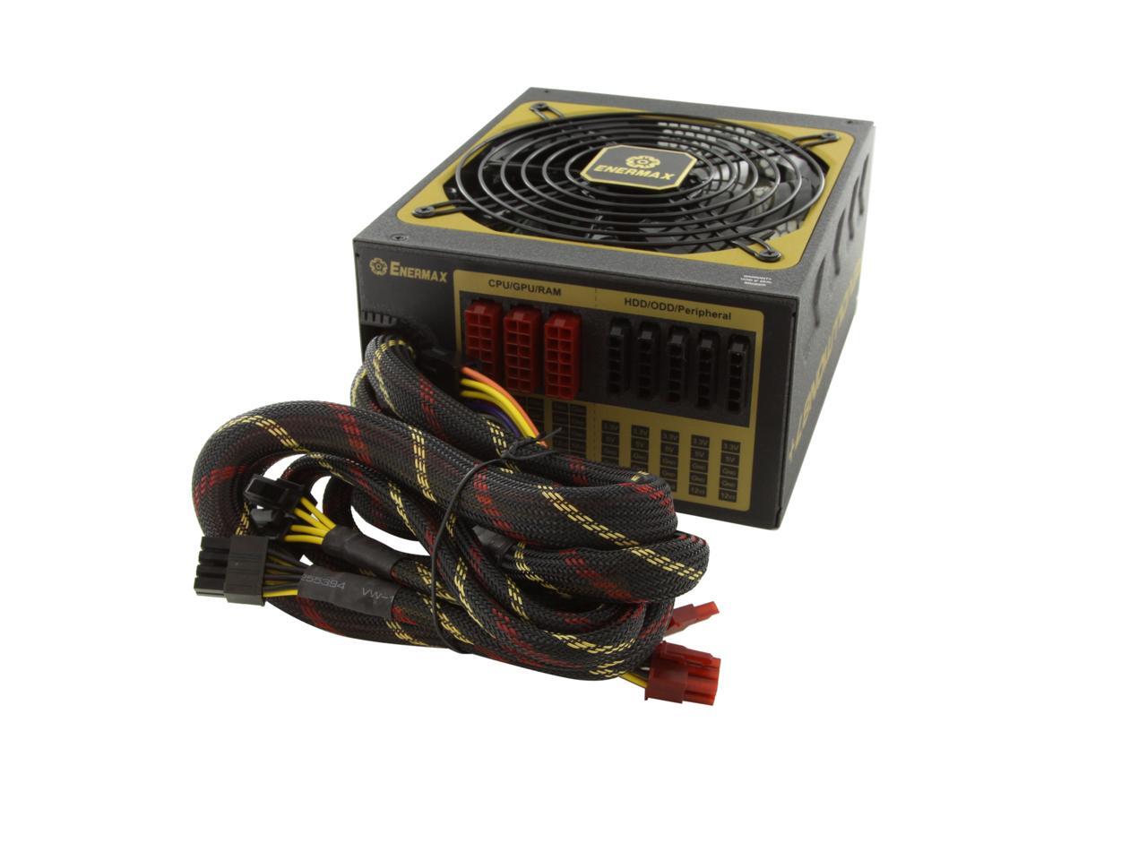Enermax Revolution87+ 80 Plus Gold 1000W, Semi Modular, Multi Rail