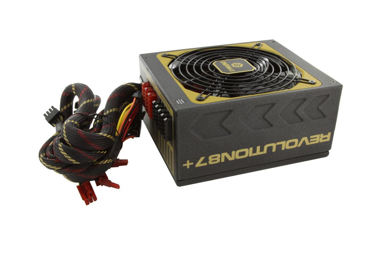 Enermax Revolution87+ 80 Plus Gold 1000W, Semi Modular, Multi Rail